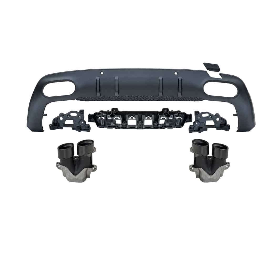 Vicrez Rear Diffuser With black tips vz106309 | Mercedes-Benz CLS Class CLS53 2018-2023