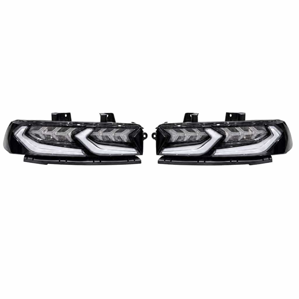 Vicrez Replacement C8 Fishbone Style Tail Lamp vz112286 | Chevrolet Camaro 2014-2015