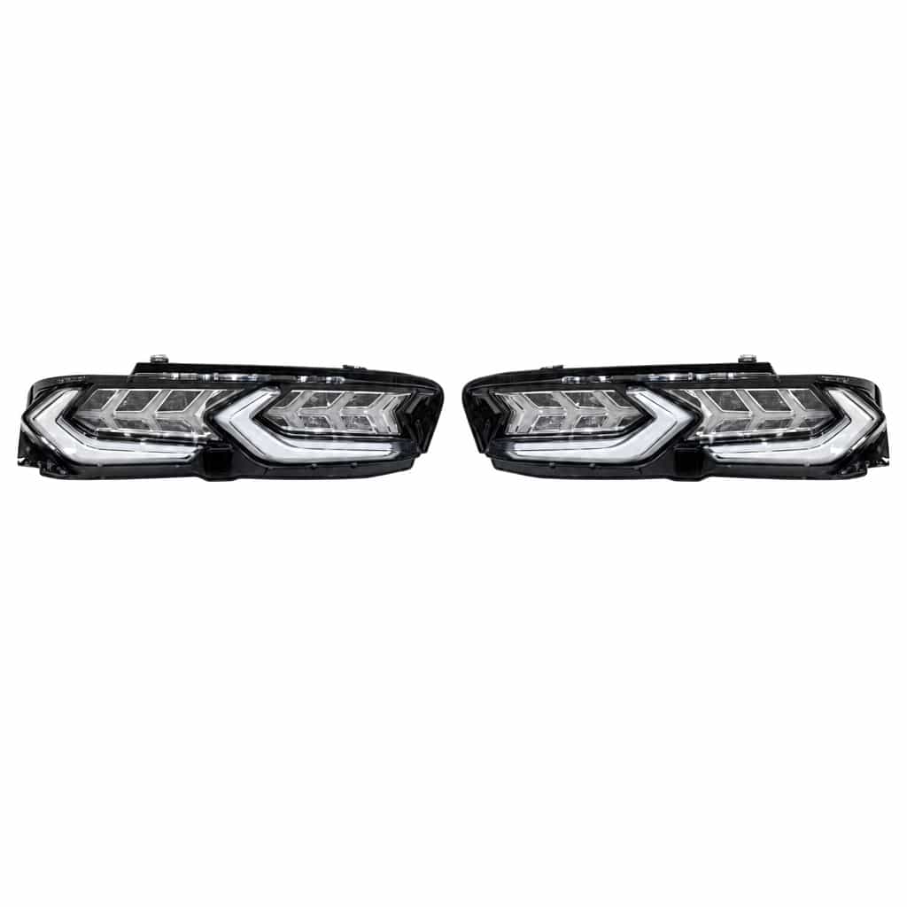 Vicrez Replacement C8 Fishbone Style Tail Lamp vz112288 | Chevrolet Camaro 2019-2023