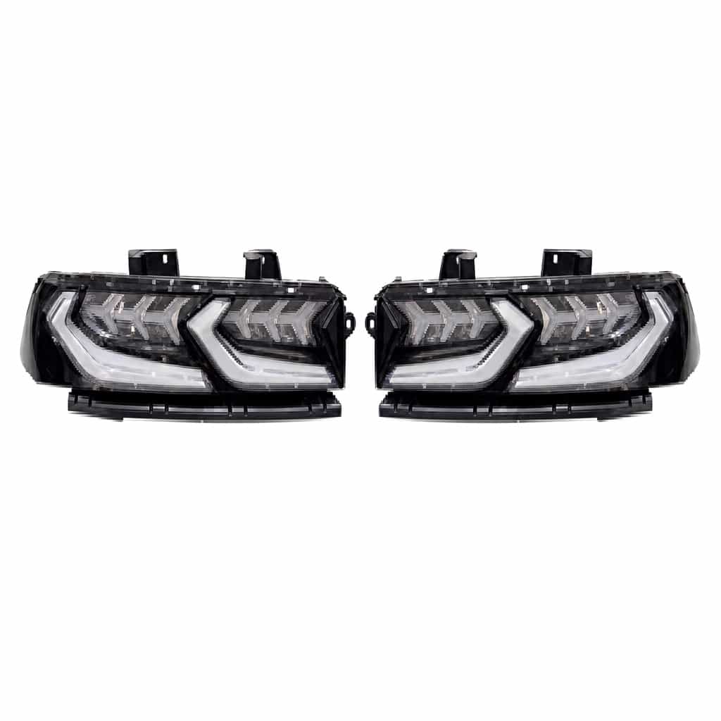Vicrez Replacement C8 Fishbone Style Tail Lamp vz112290 | Chevrolet Camaro 2014-2015