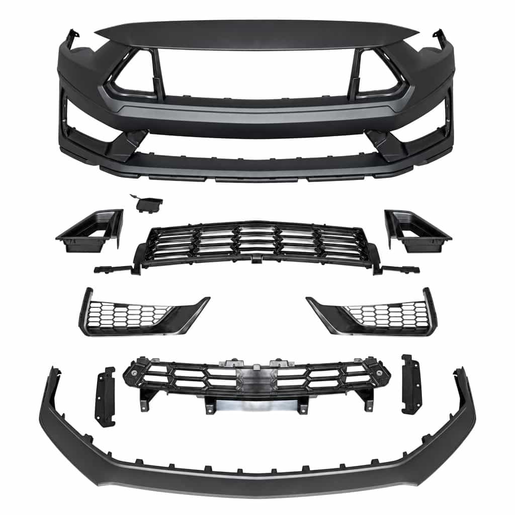 Vicrez Replacement Dark Horse Front Bumper vz112342 | Ford Mustang 2018-2022