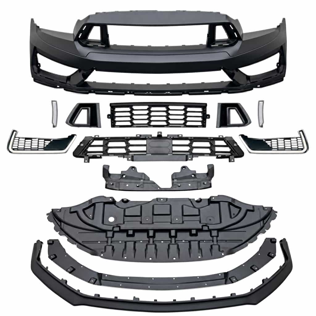 Vicrez Replacement Dark Horse Front Bumper vz112403 | Ford Mustang GT500 2010-2014