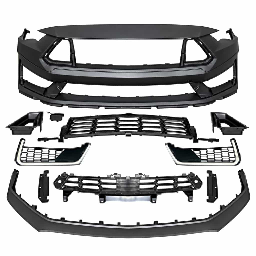 Vicrez Replacement Dark Horse Front Bumper vz112407 | Ford Mustang 2018-2022