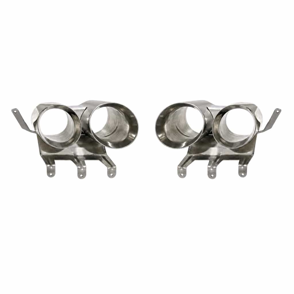 Vicrez Replacement GT500 Exhaust Tips vz112326 | Ford Mustang 2018-2022