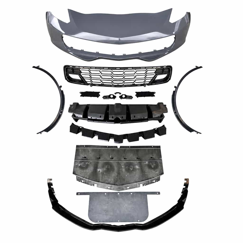 Vicrez Replacement Z06 Front Bumper vz112300 | Chevrolet Corvette C7 2014-2019