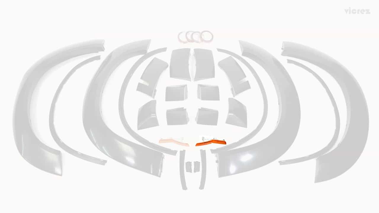 Vicrez FD1R - Front Driver Side L1 Reflectors vz101488R (PART OUT) | Dodge Challenger 2008-2023