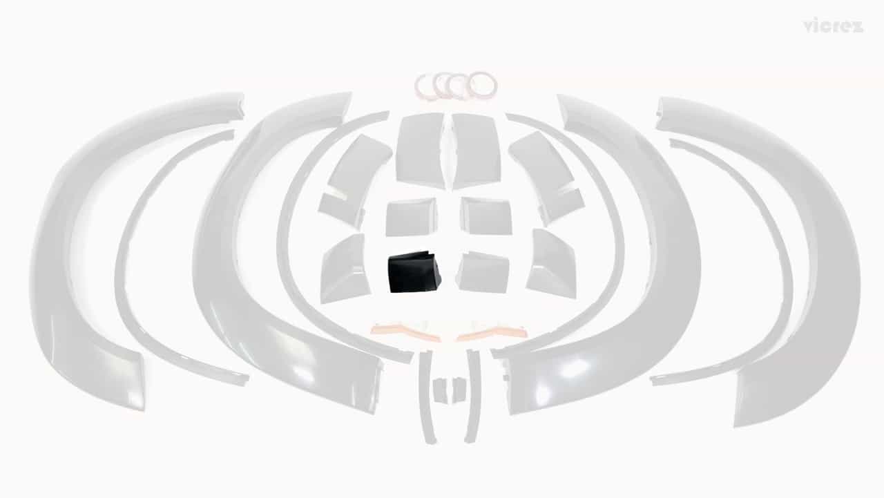 Vicrez FP3 - Front Passenger Side R3 vz101488R (PART OUT) | Dodge Challenger 2008-2023