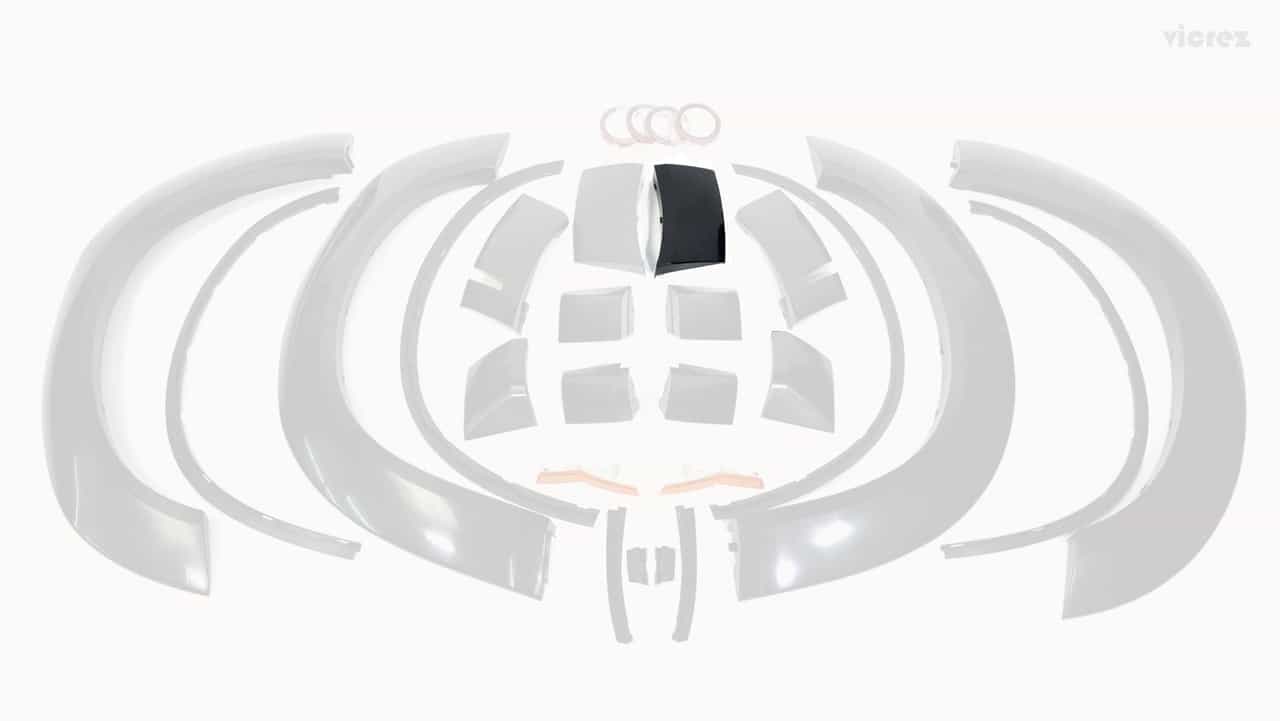 Vicrez RD3 - Rear Driver Side L3 vz101488R (PART OUT) | Dodge Challenger 2008-2023