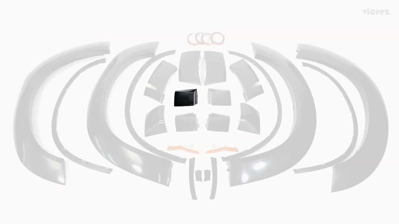 Vicrez RP1 - Rear Passenger Side R1 vz101488R (PART OUT) | Dodge Challenger 2008-2023