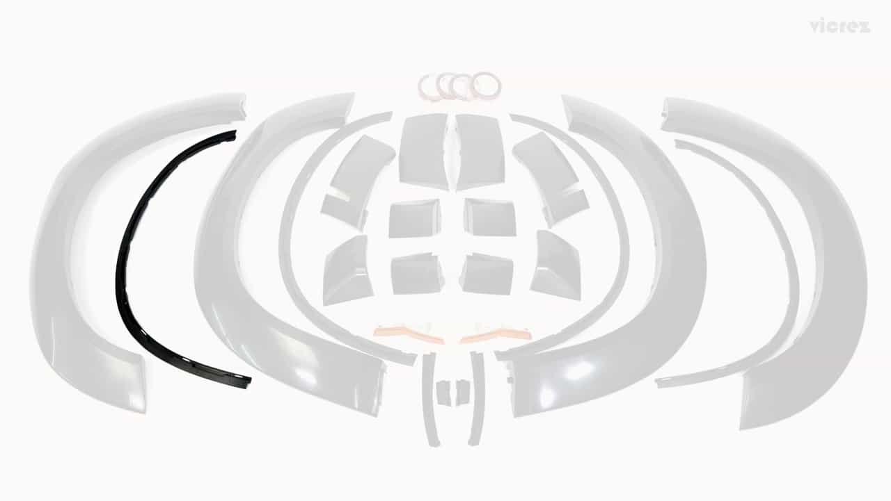 Vicrez FD2B - Front Driver Side L2 Mounting Brackets vz102412R (PART OUT) | Dodge Challenger 392/RT/SXT 2015-2023