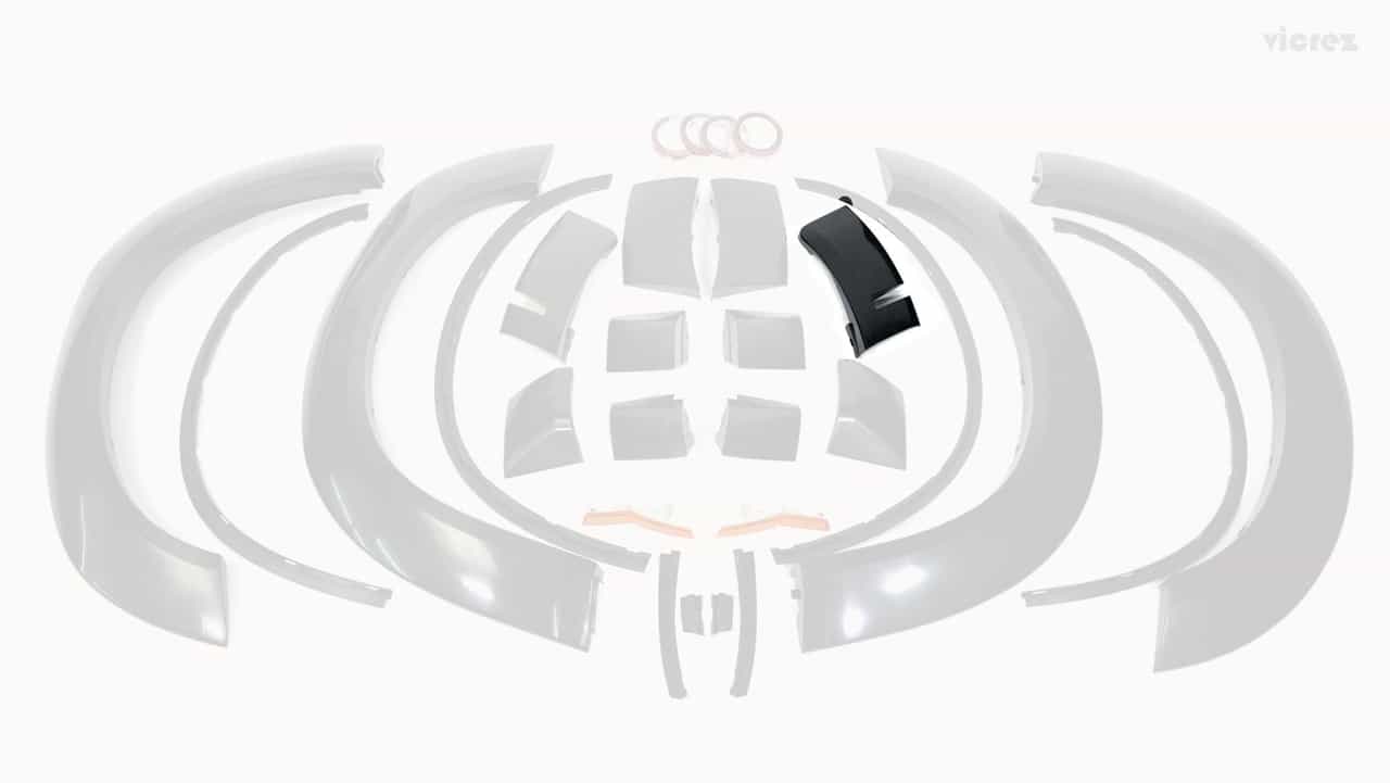 Vicrez FP1 - Front Passenger Side R1 vz102413R (PART OUT) | Dodge Challenger Hellcat SRT 2015-2023