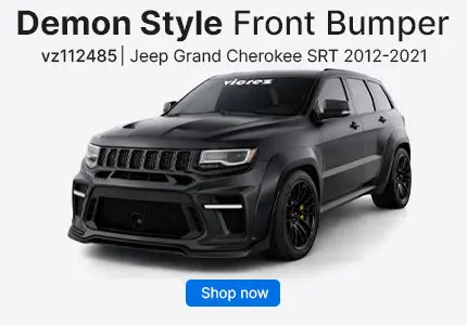 Vicrez Widebody Front Bumper Demon Style | Jeep Grand Cherokee SRT 2012-2021