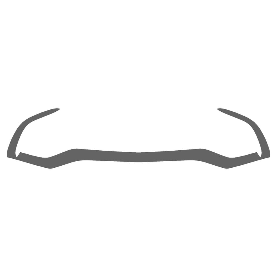 Cut Protection Vicrez Paint Protection PPF Pre-Cut Bumper, Middle vpp204960 for ...