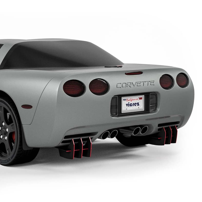 Vicrez C5 Centa VR2 Rear Diffuser vz102630 | Corvetee C5 1997–2004
