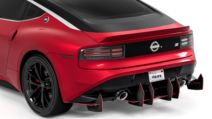 Vicrez Centa VR2 Rear Diffuser vz101271 | Nissan Z 2022-2025