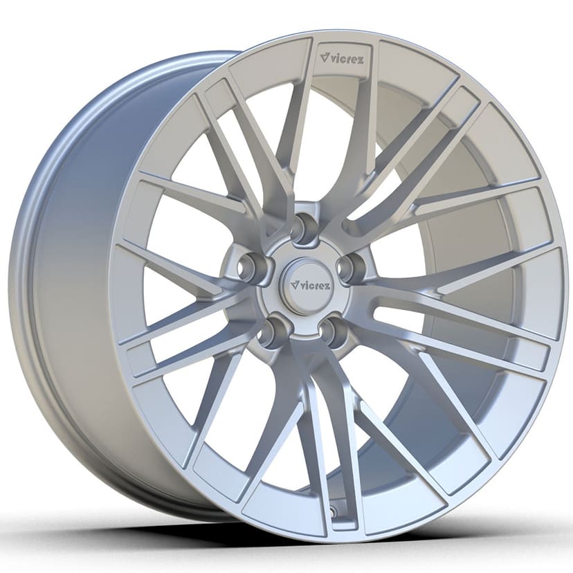 20x11 VFS180 Matte Silver Wheels & Vicrez Performance VCORSA 315/35ZR20 All Season VT102 Tire Package vzn125085 | Dodge Durango Widebody 2011-2024