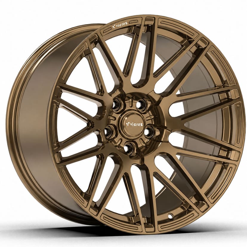 20x11 VFS200 Satin Bronze Wheels & Lanvigator Catchpower Tire All-Season Tire Package vzn125375 | Dodge Challenger Widebody 2015-2024