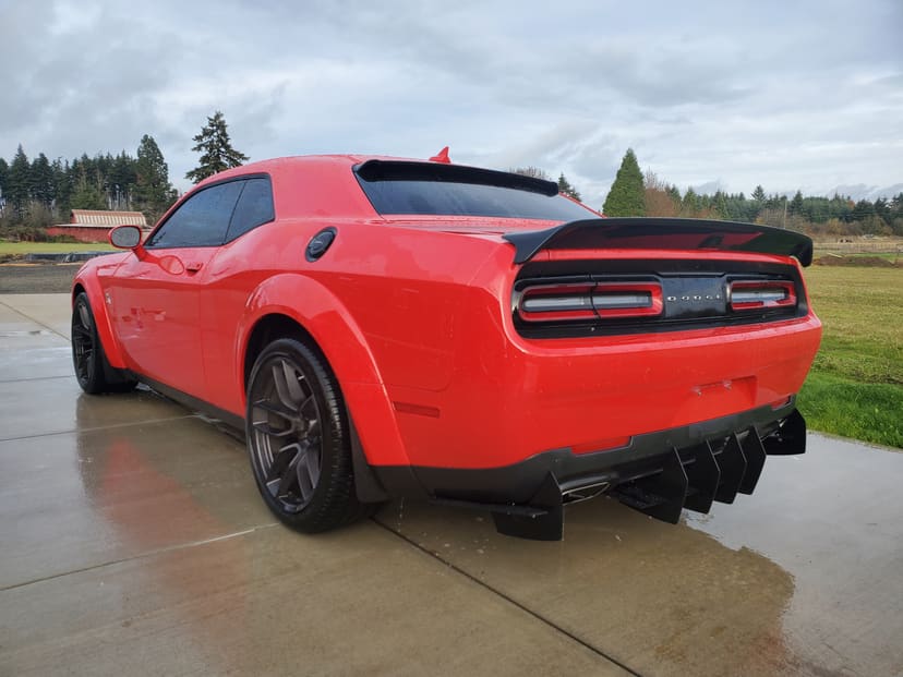Vicrez Centa VR2 Rear Diffuser vz102171| Dodge Challenger 2015-2020