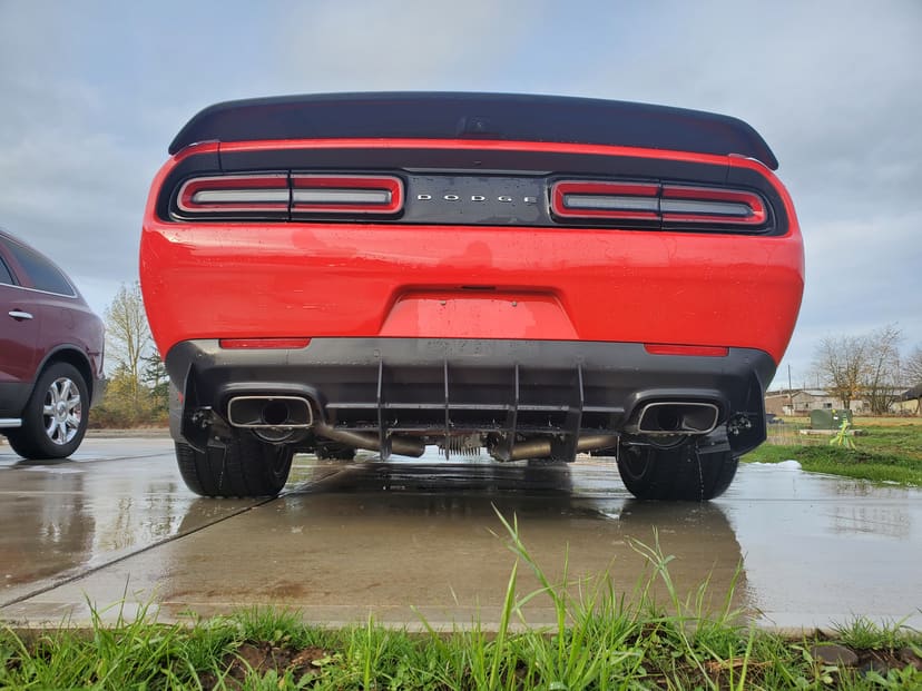 Vicrez Centa VR2 Rear Diffuser vz102171| Dodge Challenger 2015-2020