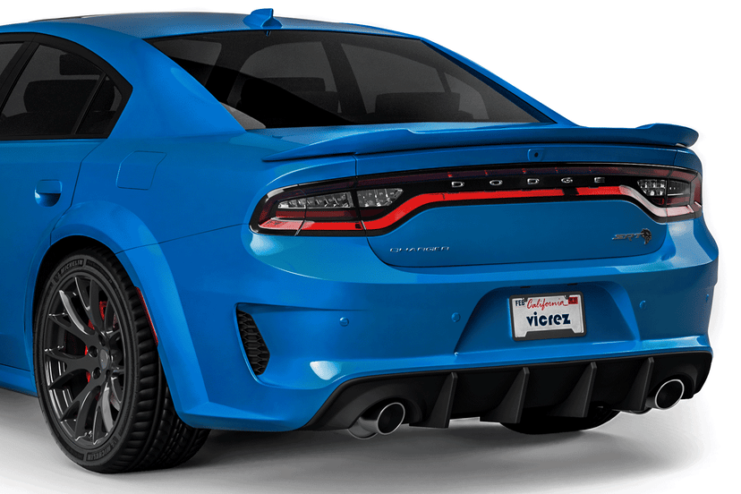Vicrez V3R Style Rear Diffuser vz102166 | Dodge Charger Widebody 2020-2021