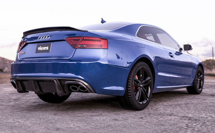 Vicrez Audi S5 / A5 2012-2017 VZ Carbon Fiber Rear Diffuser vz100570