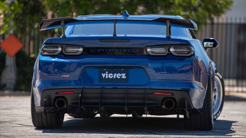 Vicrez Centa VR2 Rear Diffuser vz102138 | Chevrolet Camaro 2016-2020