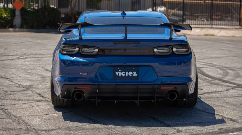 Vicrez Centa VR2 Rear Diffuser vz102138 | Chevrolet Camaro 2016-2020
