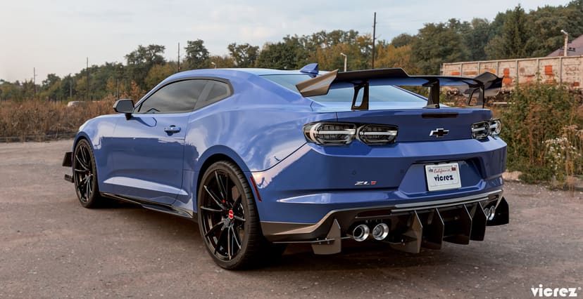 Vicrez Centa VR2 Rear Diffuser vz102138 | Chevrolet Camaro 2016-2020