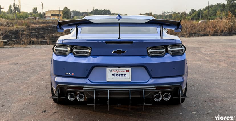 Vicrez Centa VR2 Rear Diffuser vz102138 | Chevrolet Camaro 2016-2020