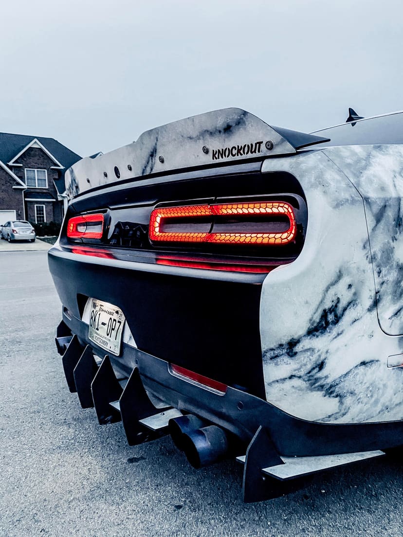 Vicrez Centa VR2 Rear Diffuser vz102171| Dodge Challenger 2015-2020
