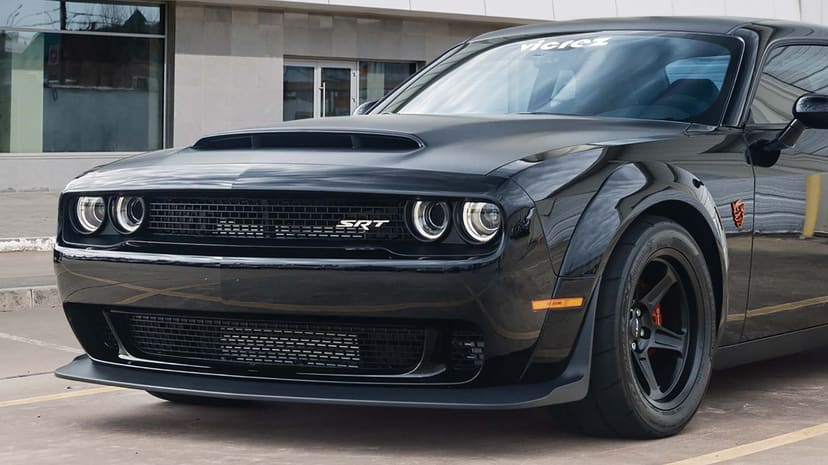 Vicrez Demon Widebody Fender Flares + Front Lip vz102465 | Dodge Challenger Hellcats 2015-2022