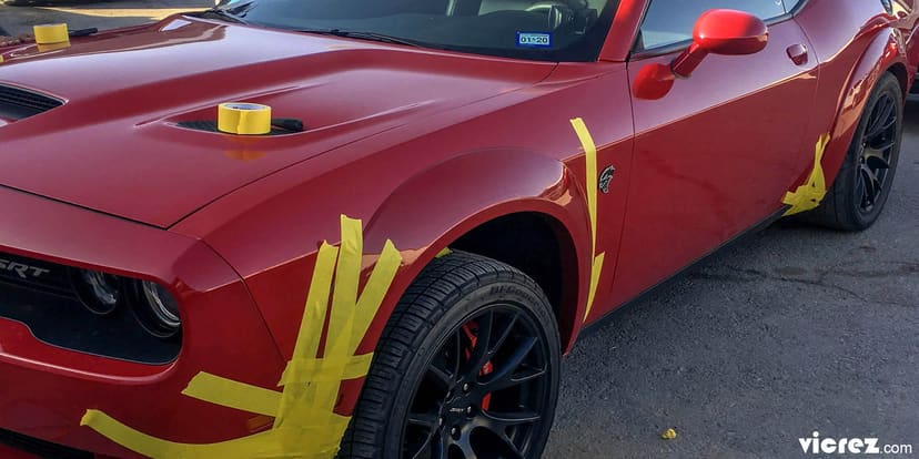 Customer Photo: Vicrez Demon Wide Body Fender Flares vz101488 | Dodge Challenger 2008-2019