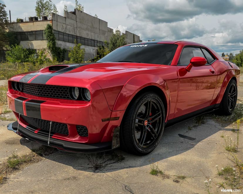 Vicrez Demon Wide Body Fender Flares vz101488 | Dodge Challenger 2008-2019