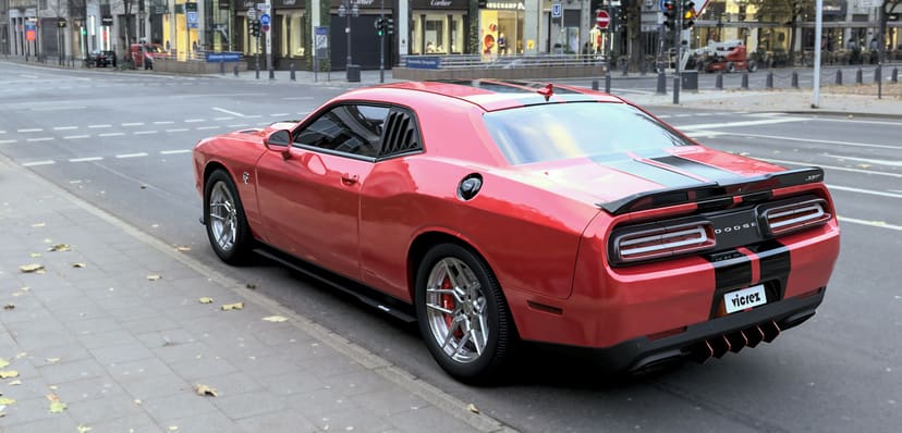 Dodge Challenger Hellcat Quater Window Louvers