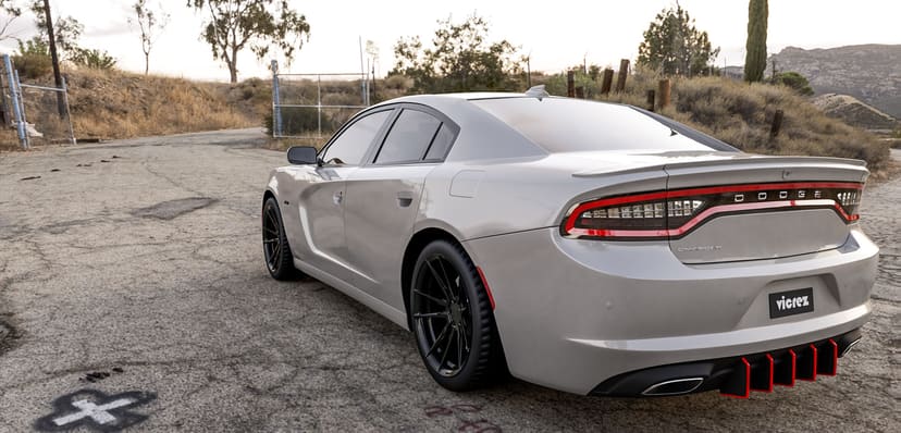 Vicrez Genali Rear Diffuser Add-on vz101402 | Dodge Charger 2015-2023