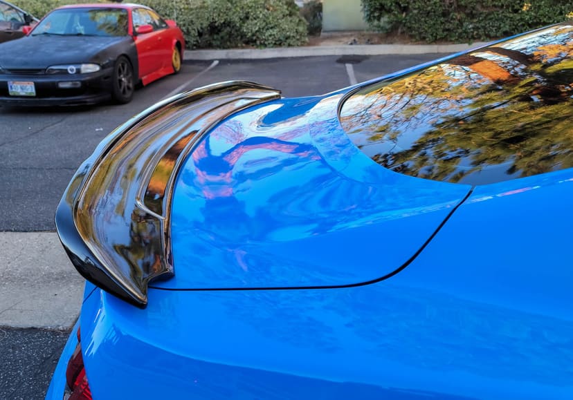 Customer Photo: Vicrez GT350 Track Pack Rear Wing Trunk Spoiler vz101867 | Ford Mustang 2015-2020
