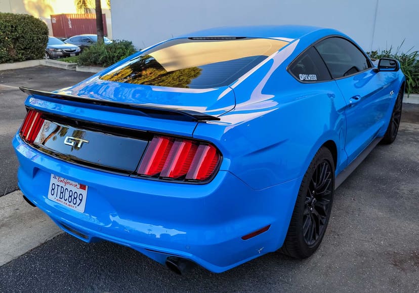 Customer Photo: Vicrez GT350 Track Pack Rear Wing Trunk Spoiler vz101867 | Ford Mustang 2015-2020