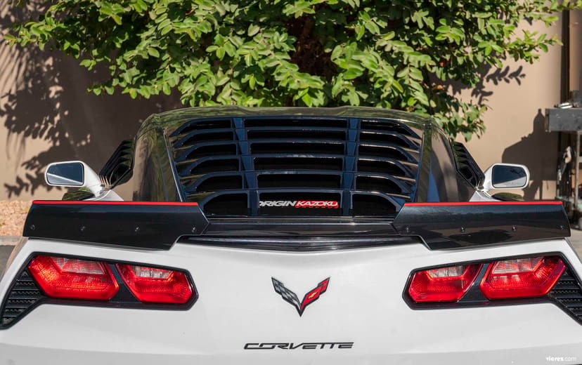 Vicrez LV Style Rear Window Louvers vz102121 |Chevrolet Corvette C7 2014-2019