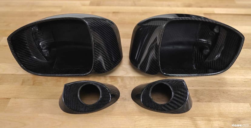 Vicrez Dodge Charger 2015-2019 VZ3 Style Front Bumper Splitter vz100691