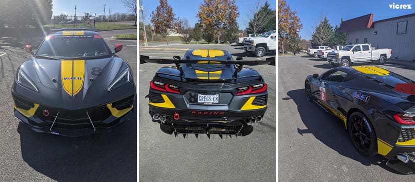 Vicrez R1 Rear Diffuser vz102106 | Chevrolet Corvette C8 2020-2026