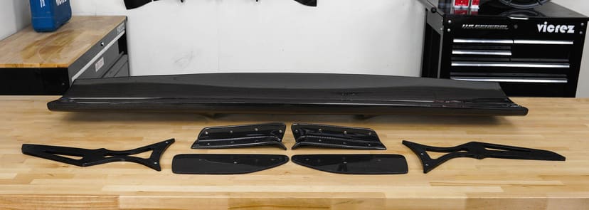 Vicrez RB Carbon Fiber Rear Wing Spoiler vz101483 | Scion FRS/ Subaru BRZ 2012-2020