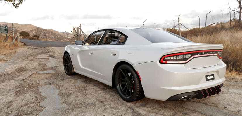 Vicrez Rear Diffuser Add-on LV Style vz101078 for 2015-2018 Dodge Charger