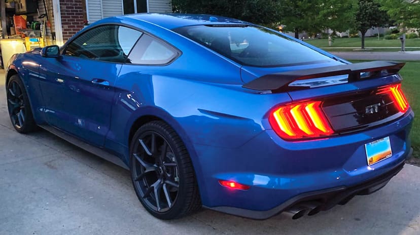 Customer Photo: Vicrez GT350 Track Pack Rear Wing Trunk Spoiler vz101867 | Ford Mustang 2015-2020