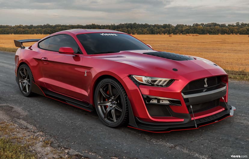 Vicrez Side Skirt Splitter VZR1 Style vz102164| Ford Mustang 2015-2020