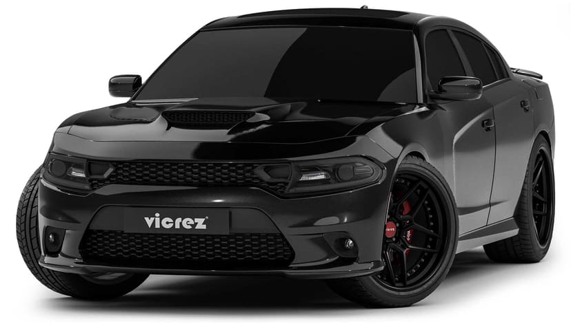 Vicrez SRT Hellcat Style Front Bumper vz101820 | Dodge Charger 2015-2020