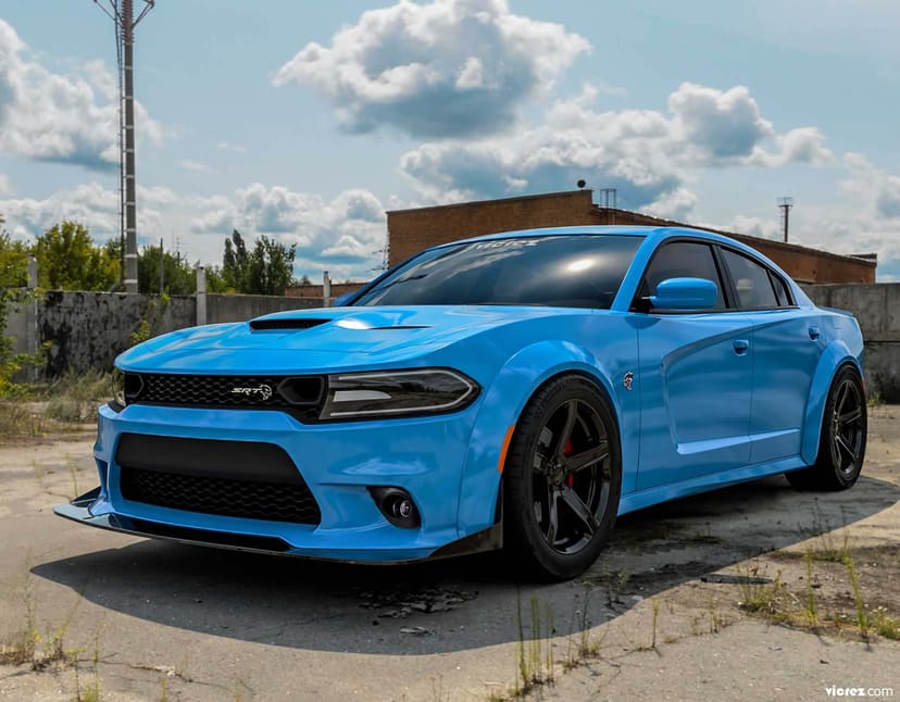 Vicrez SRT Hellcat Style Front Bumper vz101820 | Dodge Charger 2015-2020