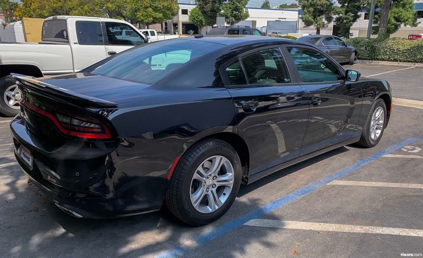 Vicrez V3R Carbon Fiber Rear Wing Spoiler vz101485 | Dodge Charger 2015-2019