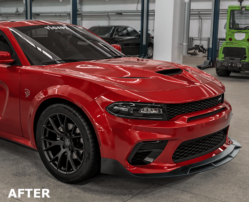 Vicrez V3R Style Front Bumper Lip vz102230 | Dodge Charger Widebody 2020-2022