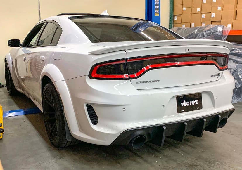 Vicrez V3R Style Rear Diffuser vz102166 | Dodge Charger Widebody 2020-2021