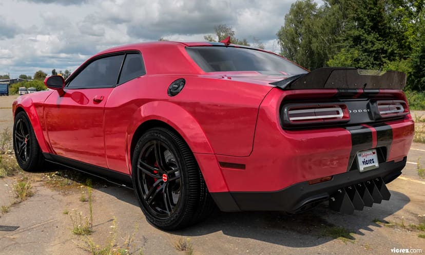 Vicrez V3R Wicker Bill Add-On vz101498 | Dodge Challenger 2015-2019
